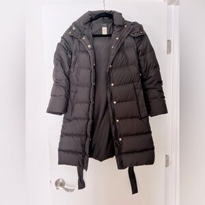 J.Crew down puffer coat / black/ size PXS